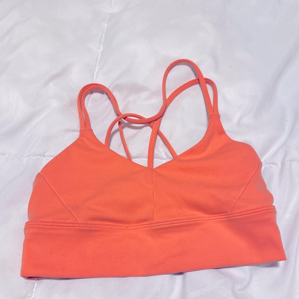 Jo and Jax light peach dance top - youth medium